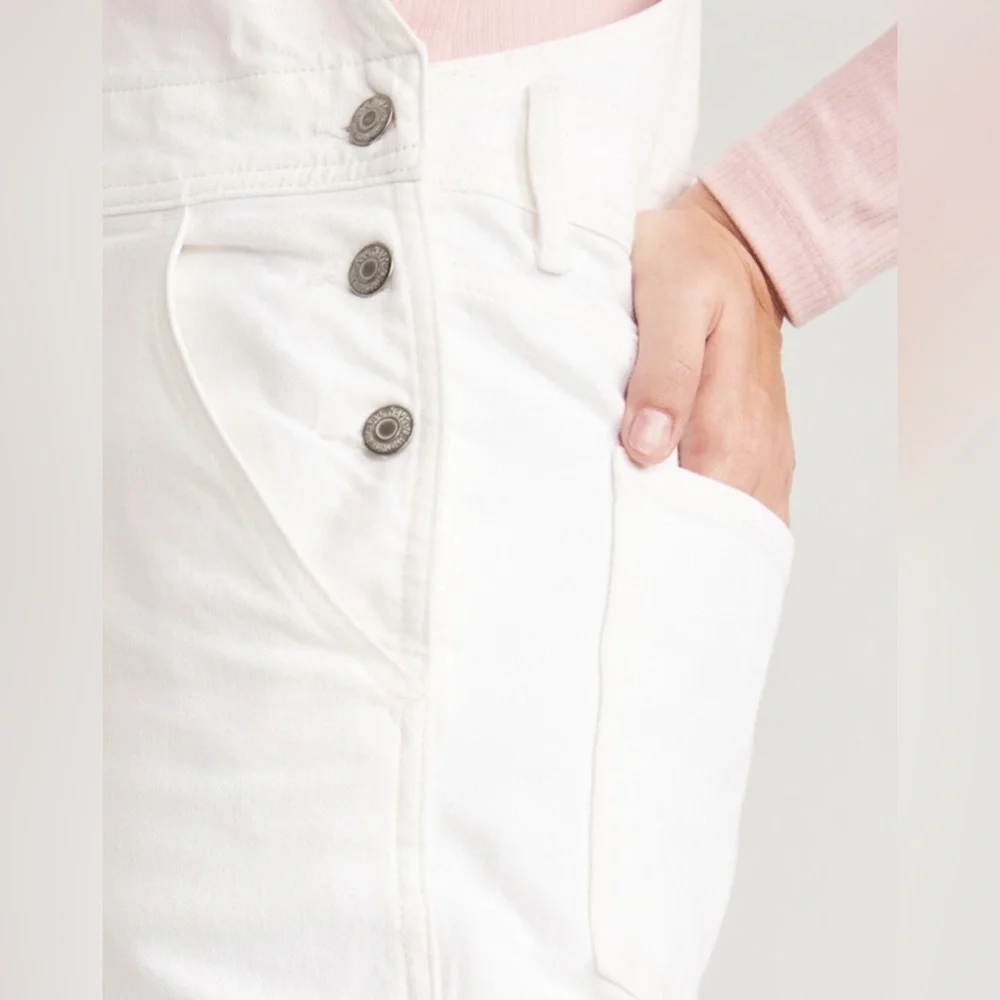 NWOT! O.G. Straight White Workwear Jean Overalls for Women - Multiple Sizes - Picture 5 of 10